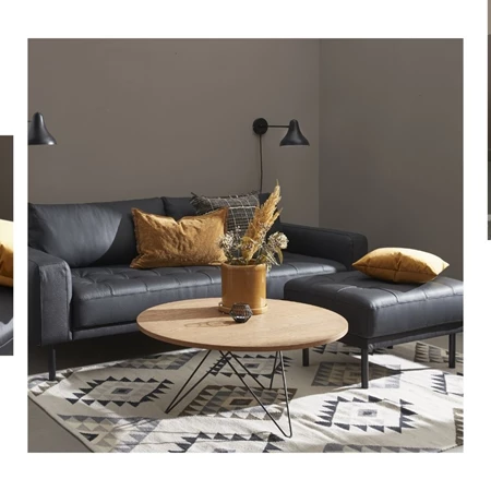 overtro Milestone Premier 1 sofa, 3 looks – den sorte lædersofa