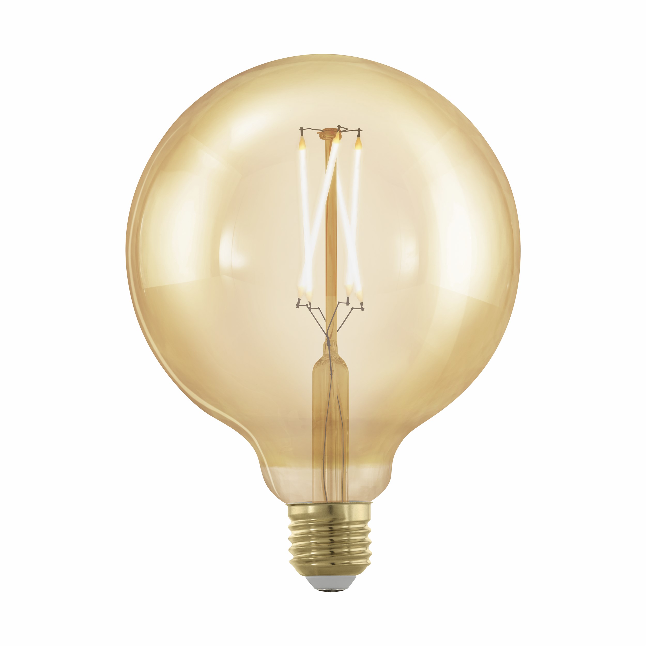 Vintage LED pære deko 16,7 x 12,5 cm sokkel e27 - Globe amber