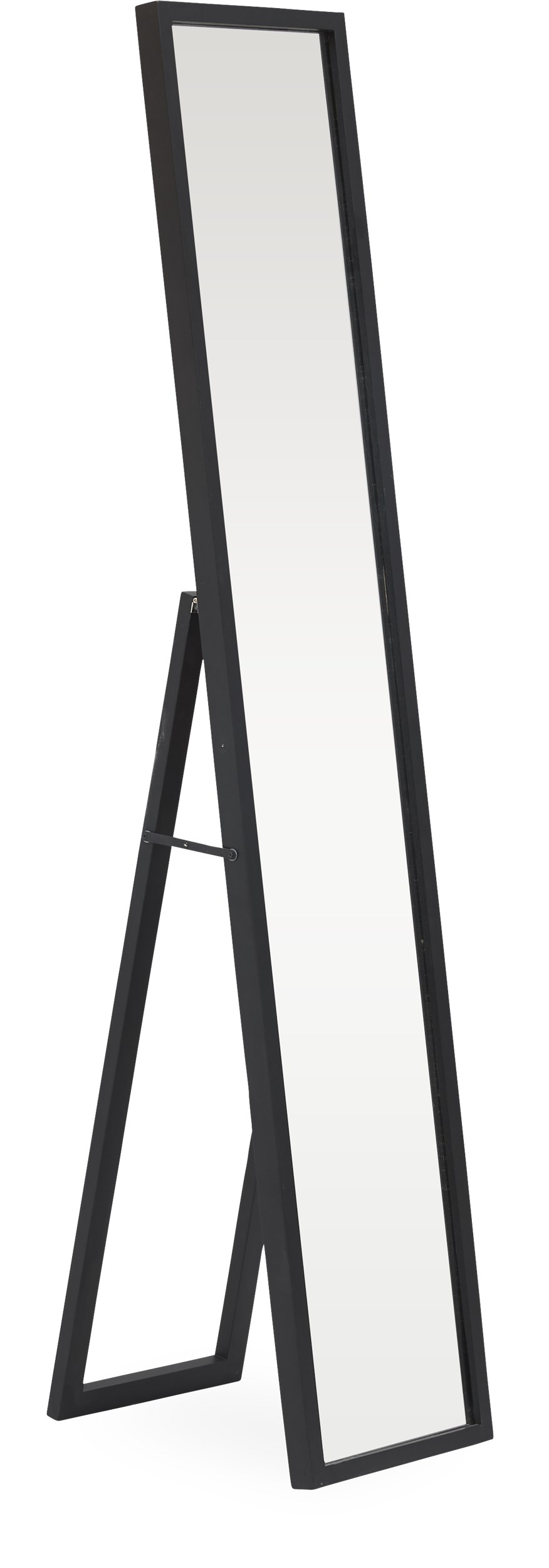 Angelo 28 x 50 x 150 cm Spejl - Massiv sortmalet bøg