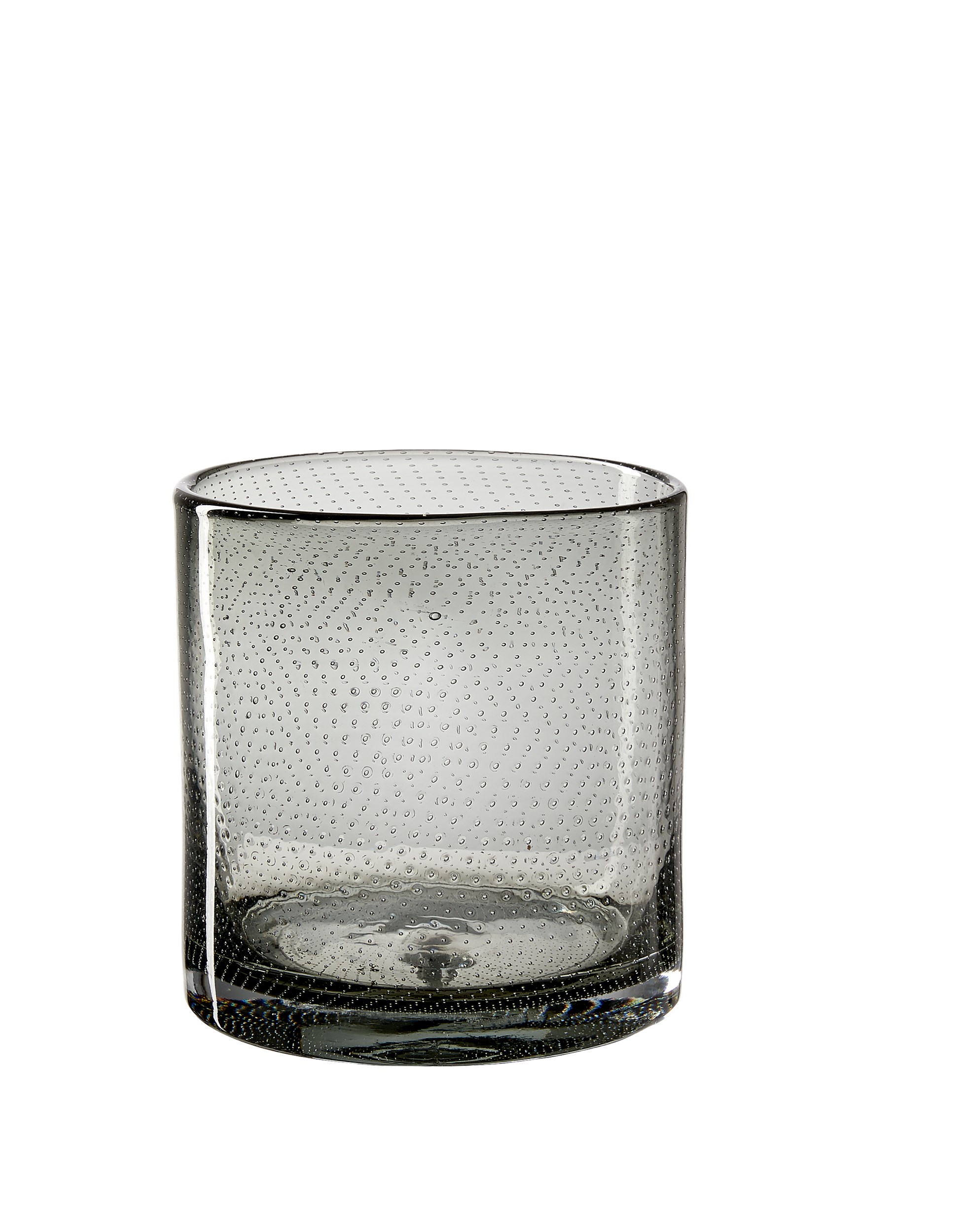 Uma Hurricane 12 x 12 cm - Grå glas og prikmønster