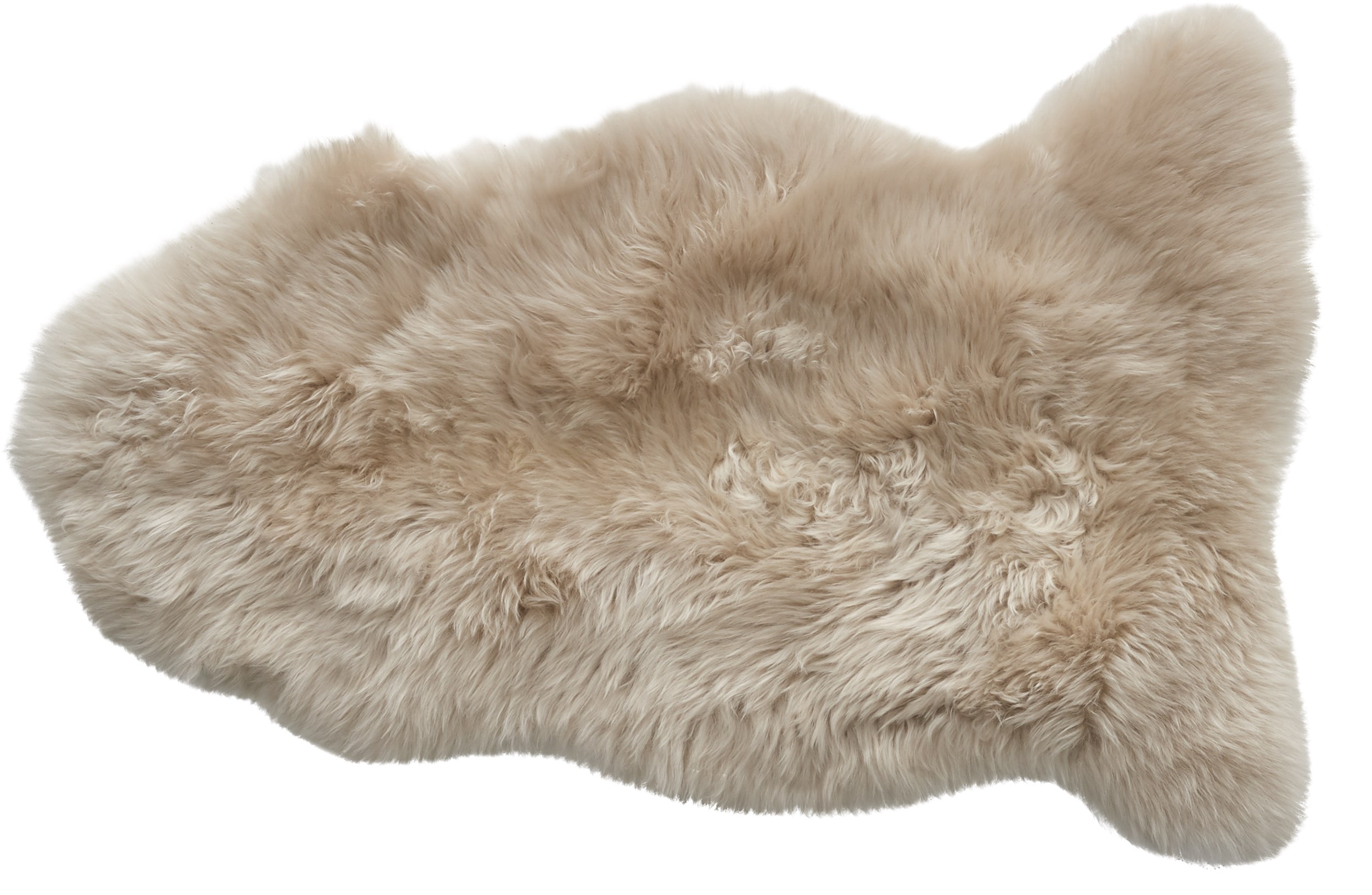 Lamb 60 x 90 cm lammeskind - Korthåret beige uld