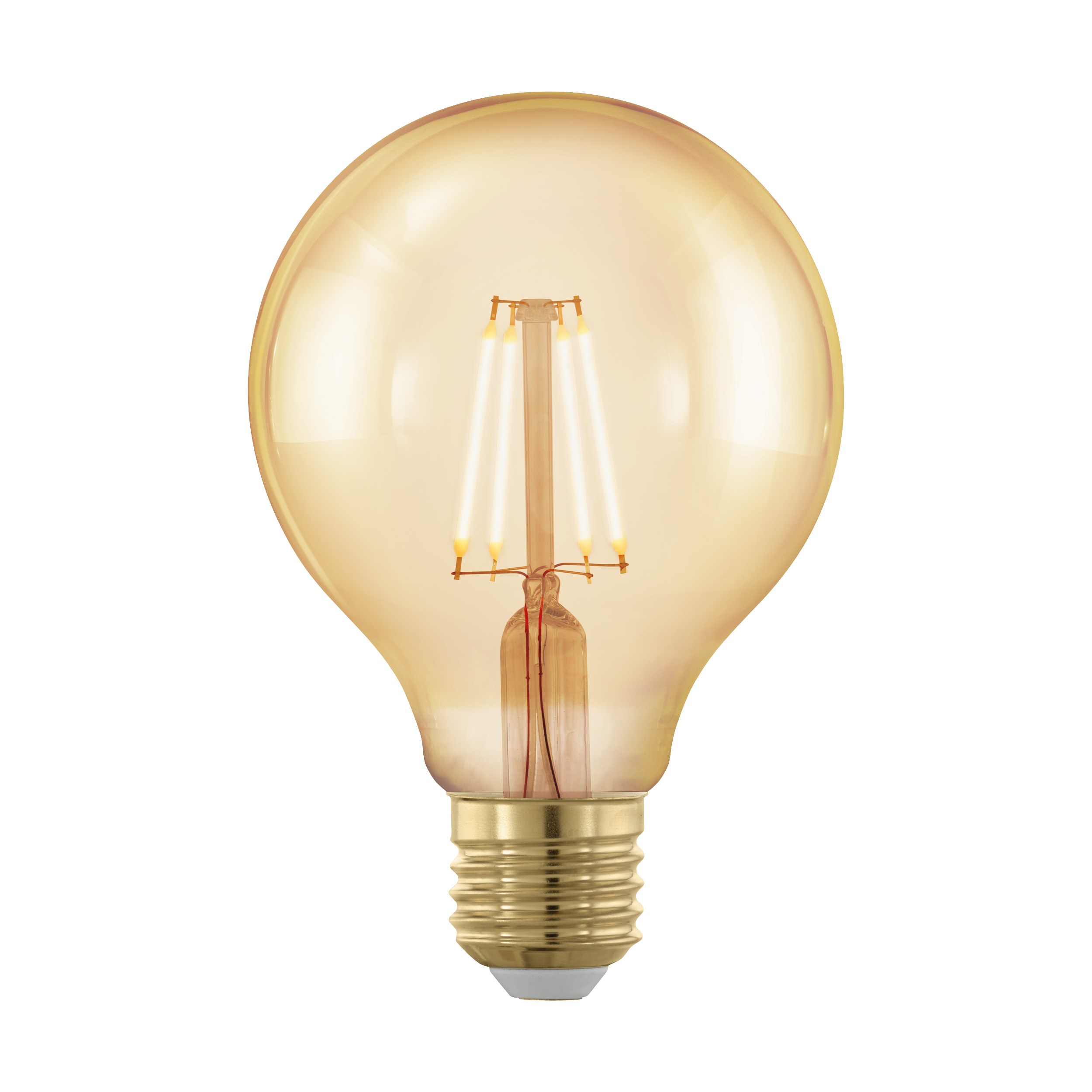 Eglo LED pære deko 13,3 x 7,5 cm sokkel e27 - Globe amber