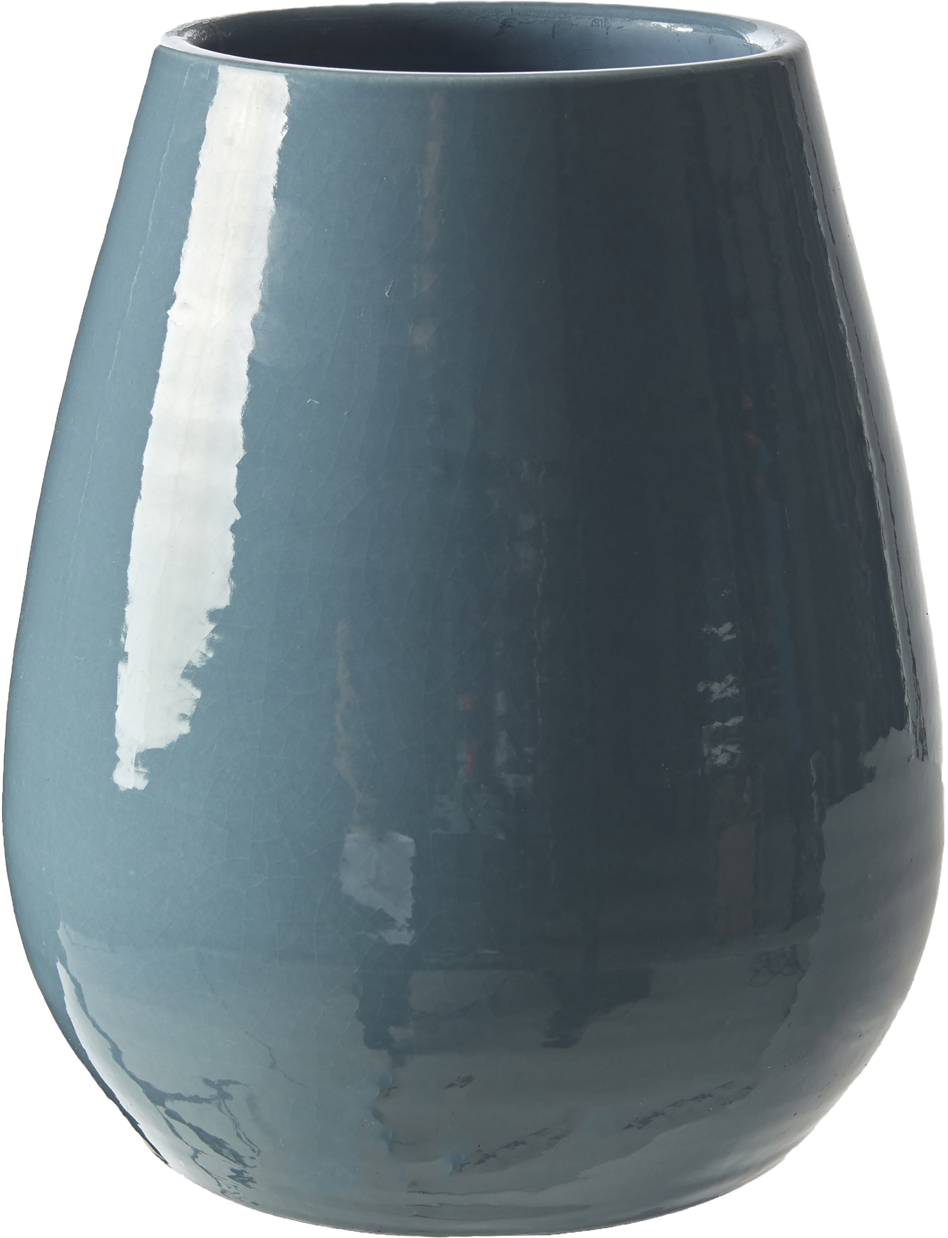 Blair Vase 25 x 21 cm - Blå terracotta
