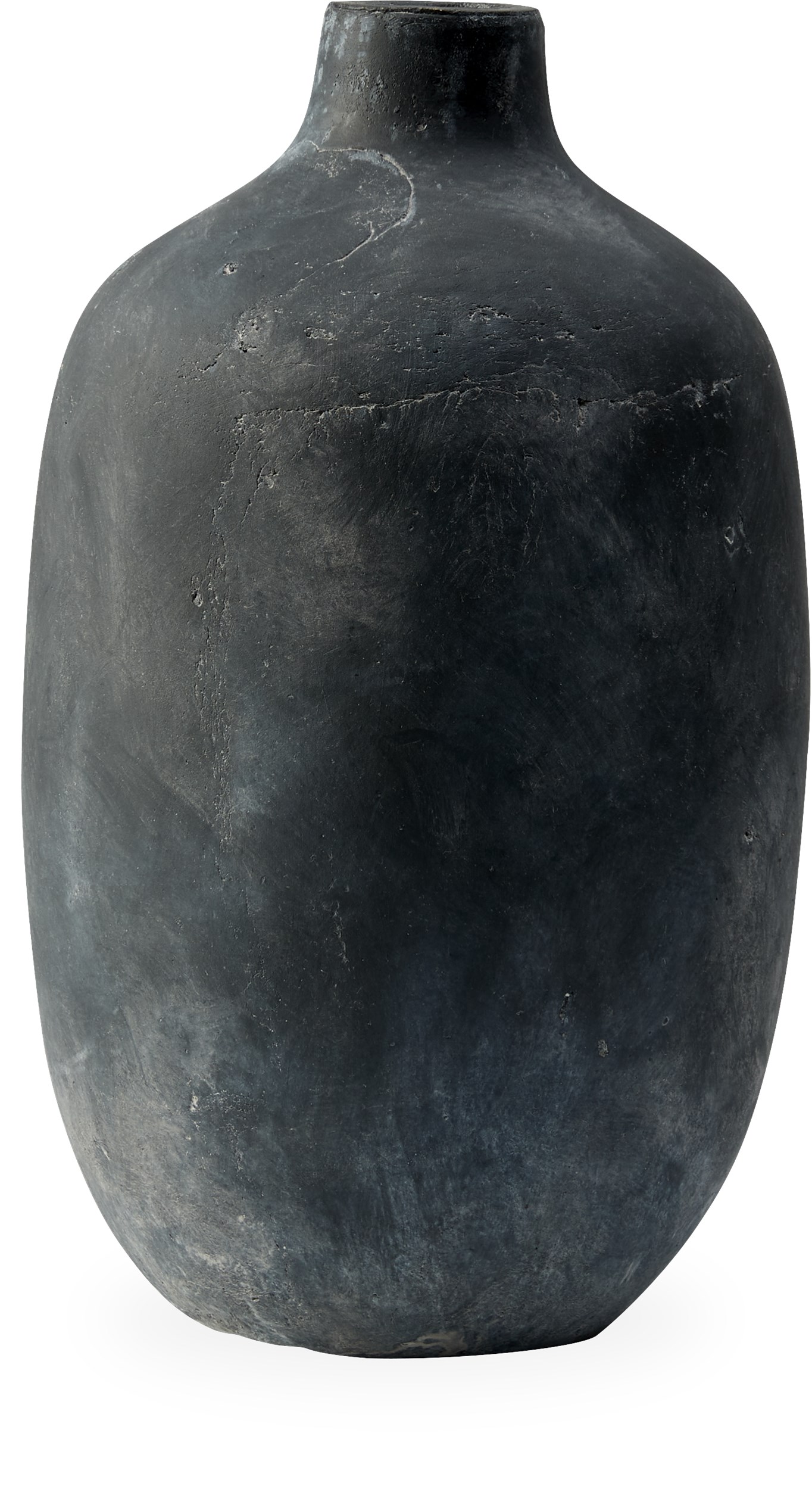 Alesso Vase 43 x 25 cm - Sort terracotta