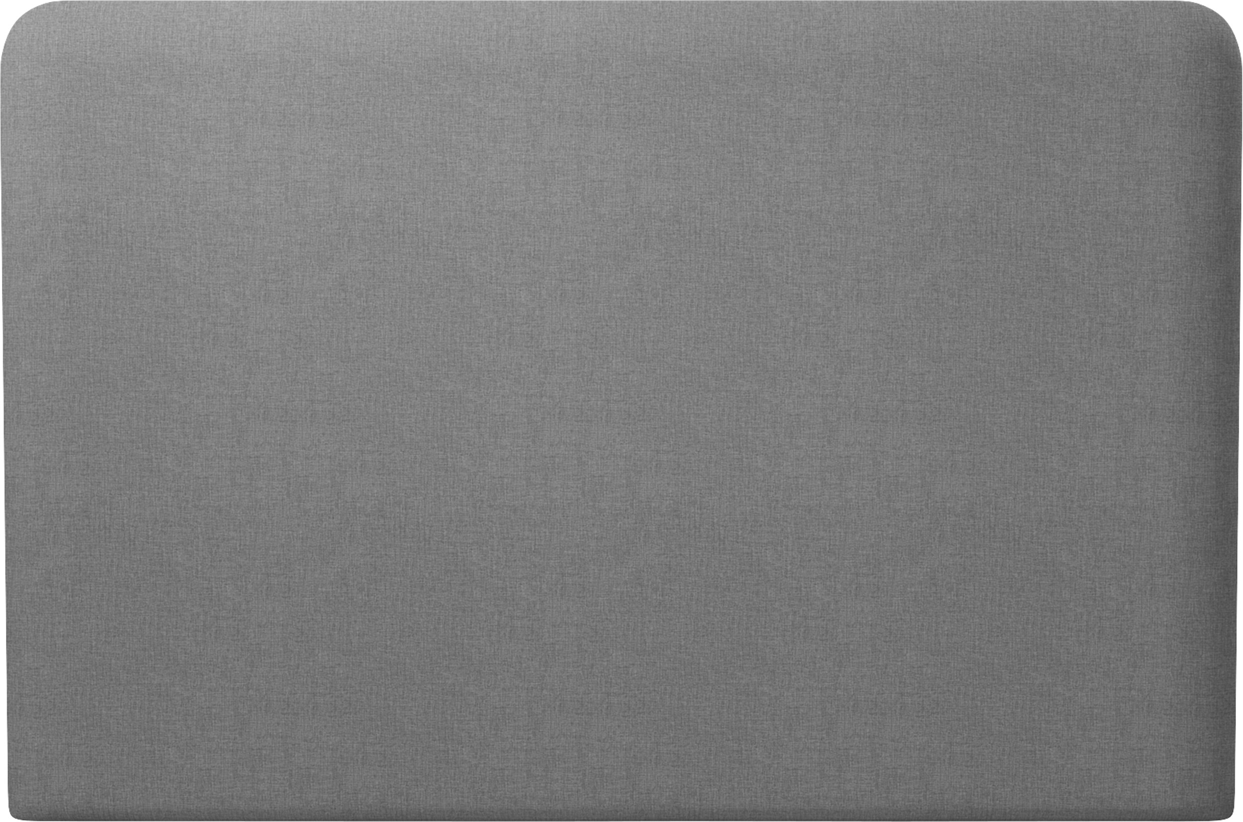 Dunlopillo Pebble Sengegavl 180 x 125 x 10 cm - Lysgrå