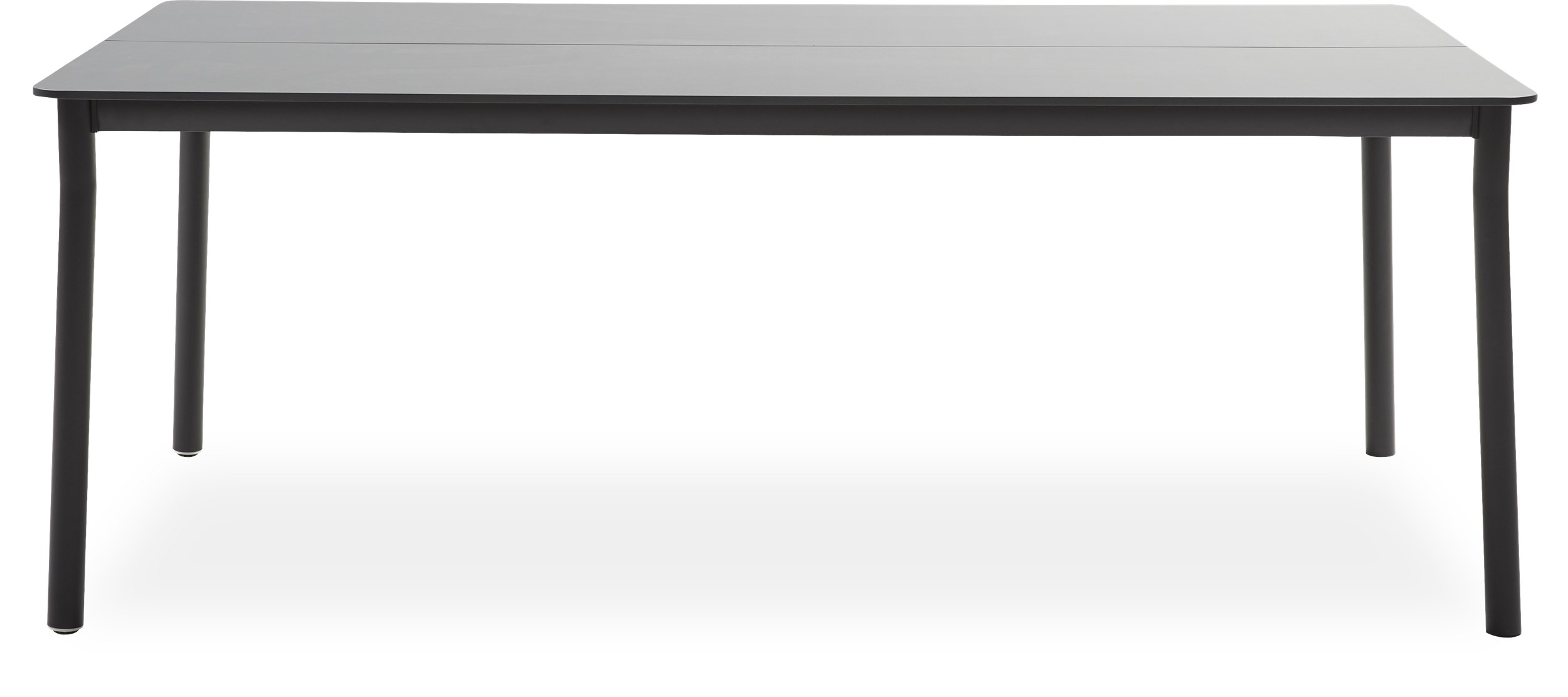 Horizon Havebord 210 x 100 x 75 cm - Bordplade i FSC® duraboard grå og stel i mørkegrå aluminium