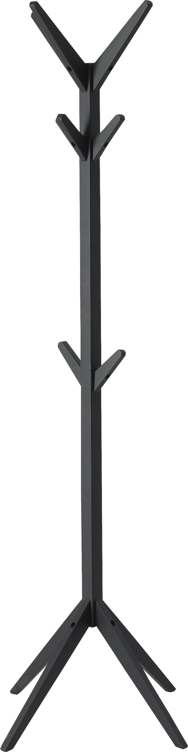 Rørbæk Stumtjener 45 x 178 x 45 cm - Sortmalet birk