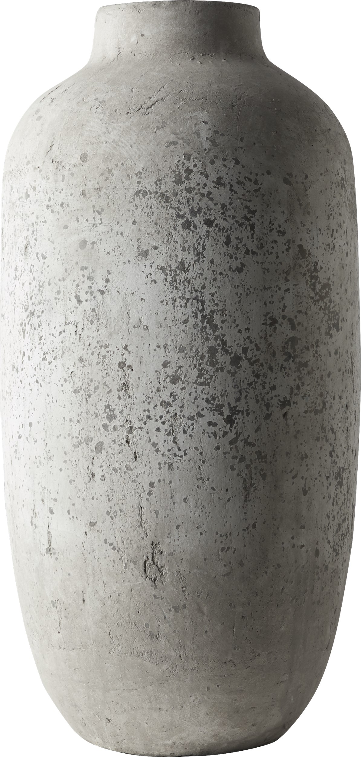 Alesso Vase 73 x 35 cm - Hvid terracotta