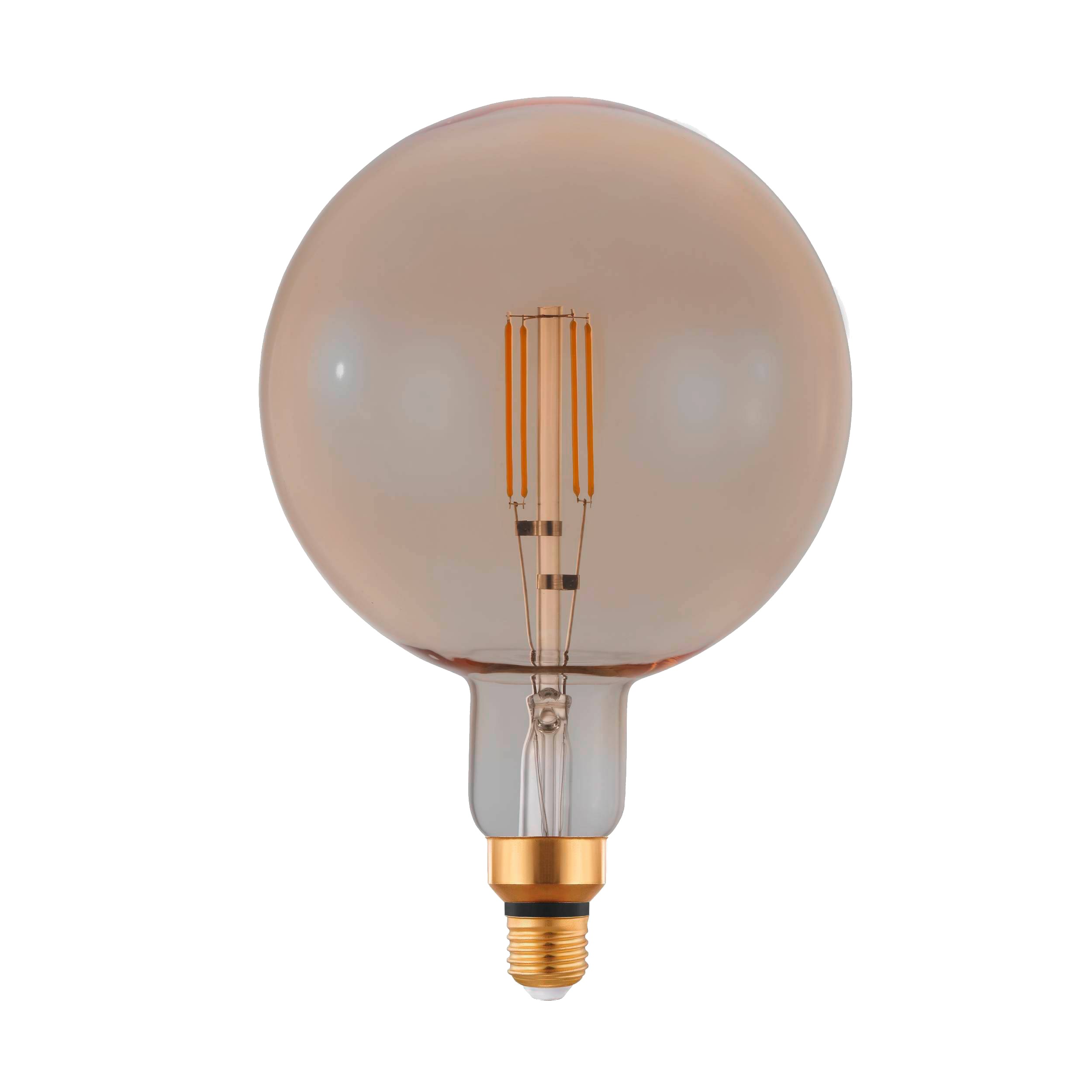 Eglo LED pære deko 31 x 20,5 x 20,5 cm sokkel e27 - Globe amber og dæmpbar