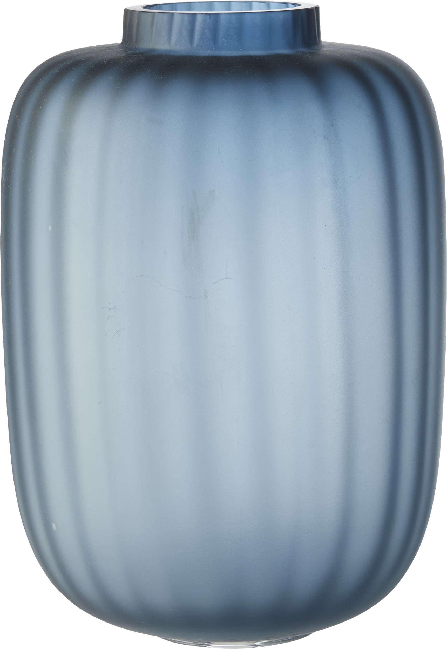 Ofora Vase 29 x 20,5 cm - Mat isblå glas