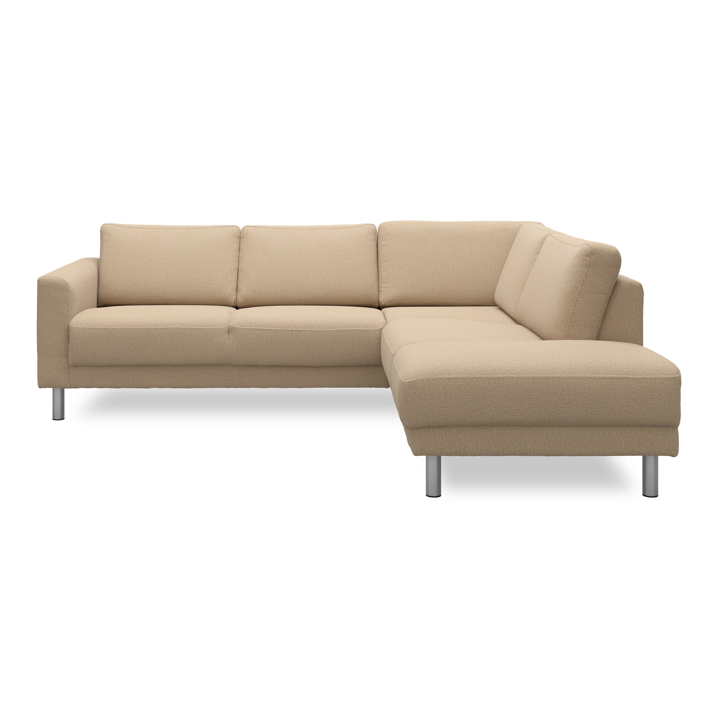 Cleveland højrevendt sofa med pufafslutning 