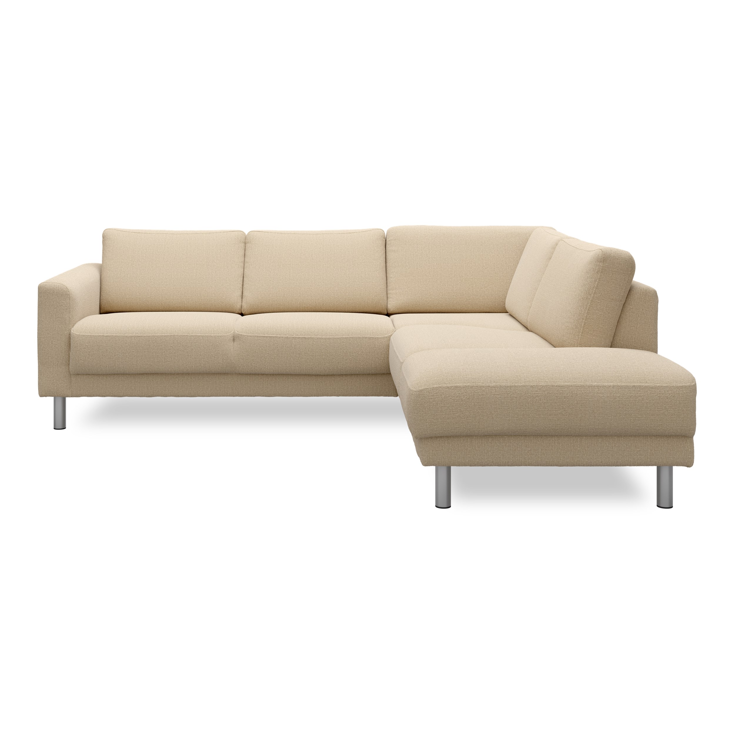 Cleveland højrevendt sofa med pufafslutning 