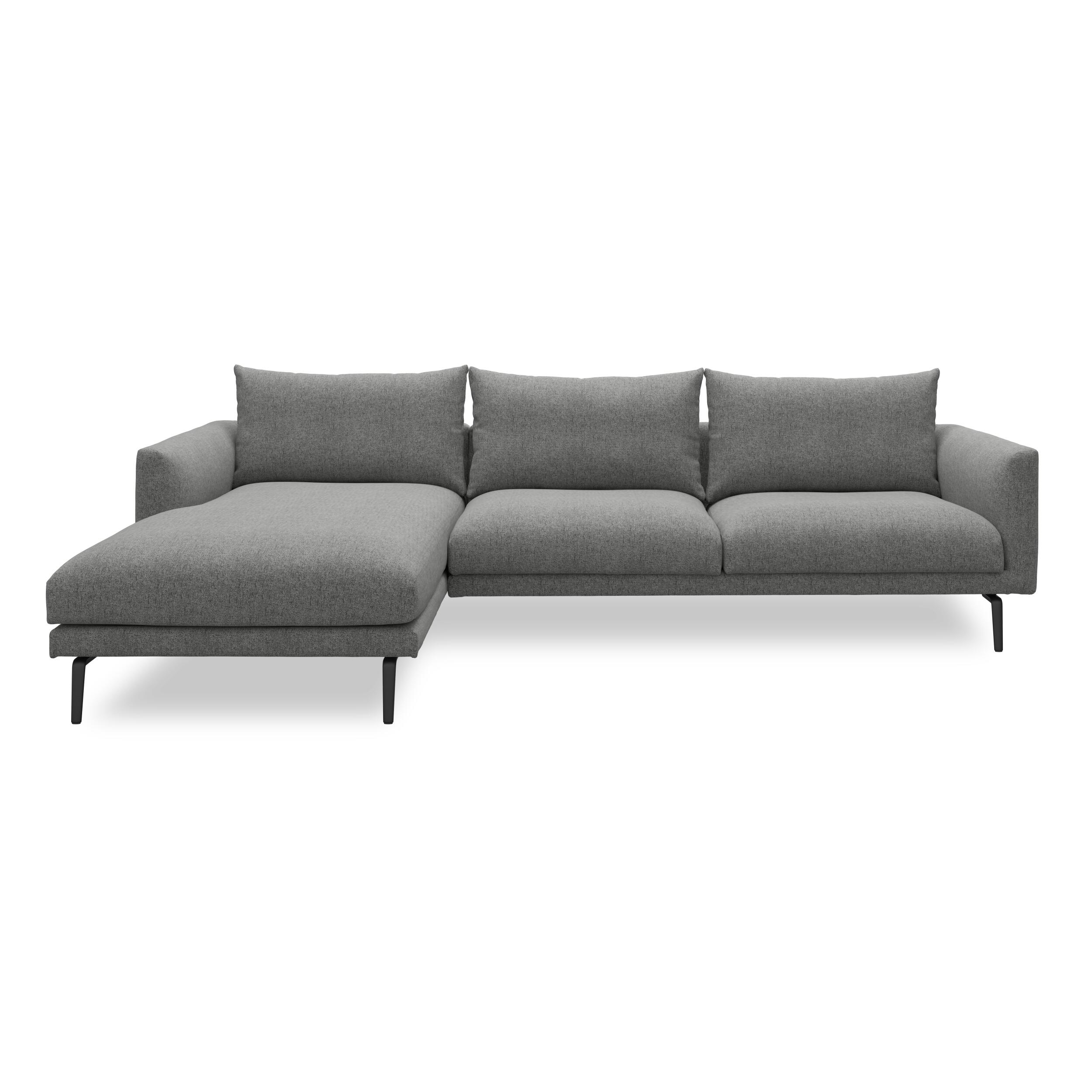 Hallsberg venstrevendt sofa med chaiselong 