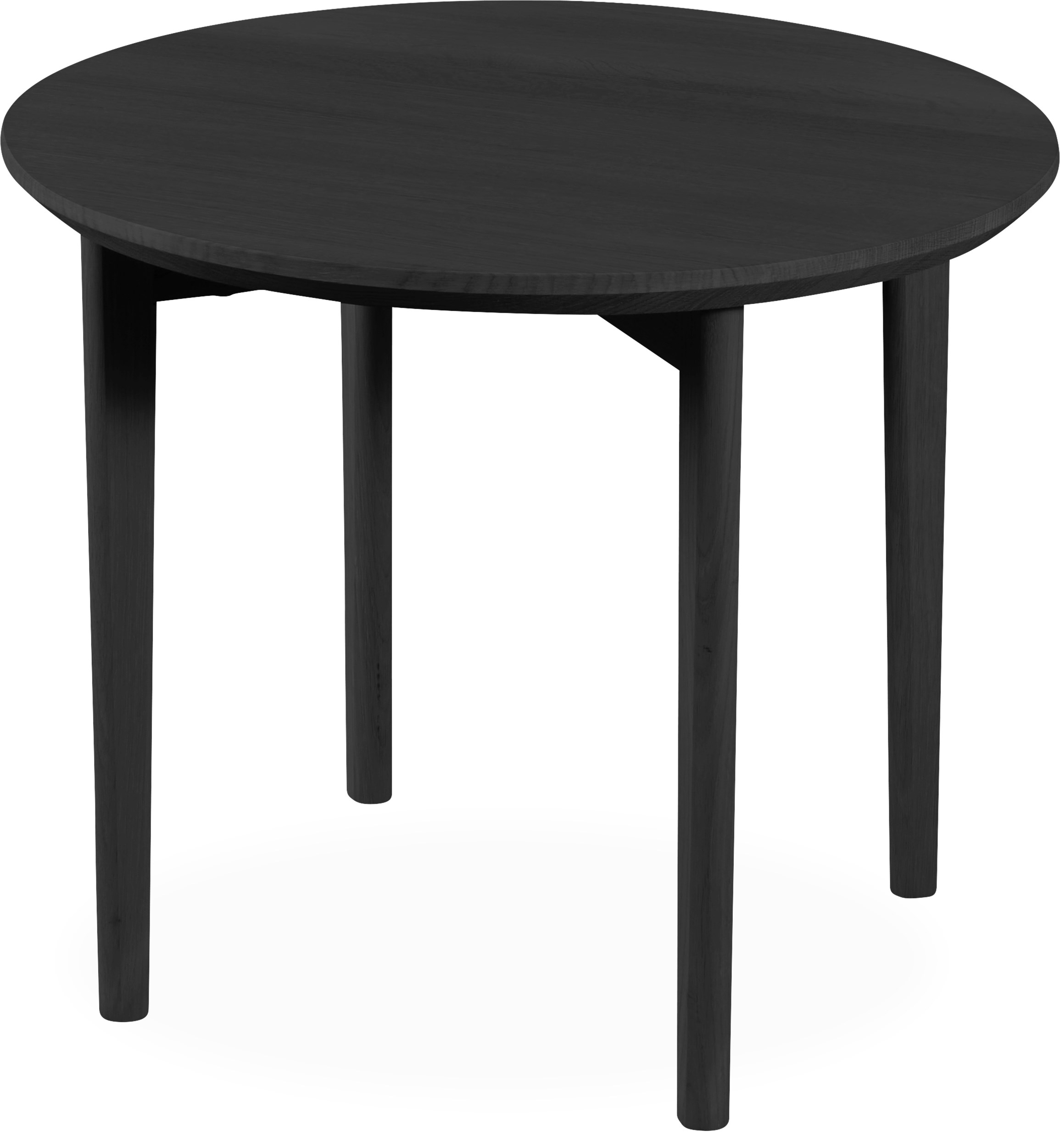 Skovby SM241/265 Sofabord med sort plade + sort træstel