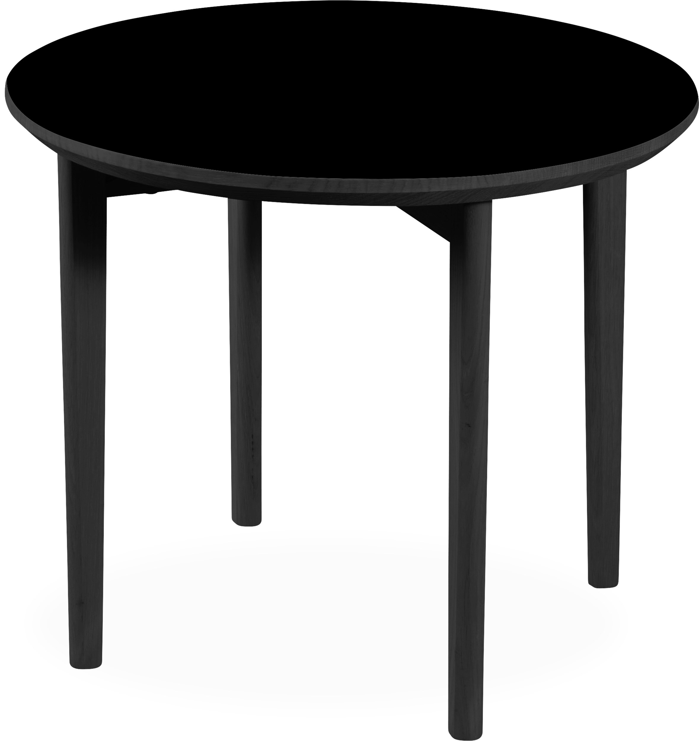 Skovby SM241/265 Sofabord med plade i sort nanolaminat + stel i sort træ