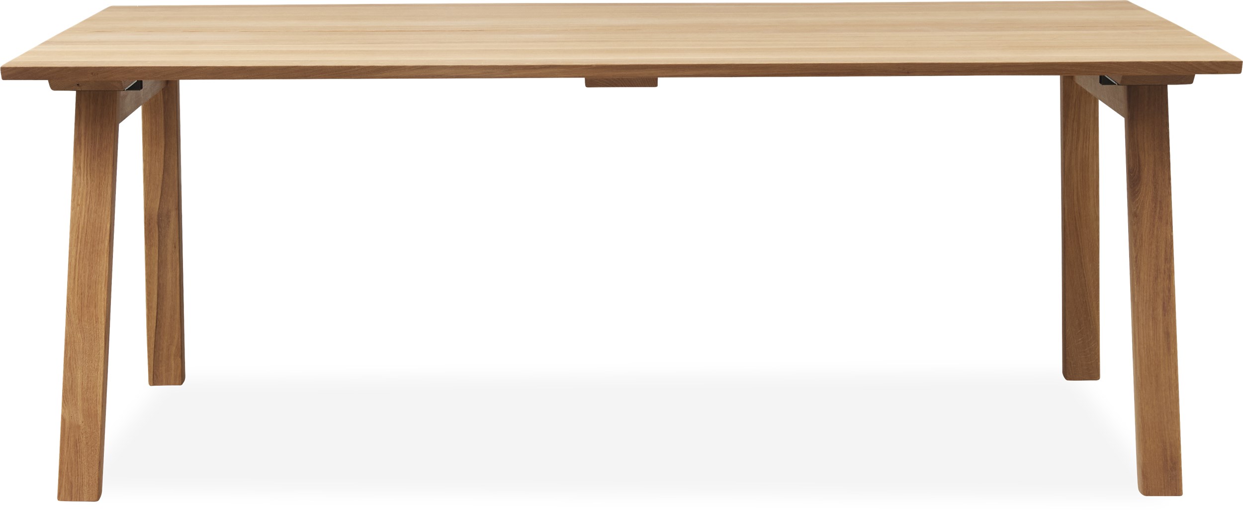 Real Spisebord 160 x 95 x 75 cm, ben + plade i lyst træ