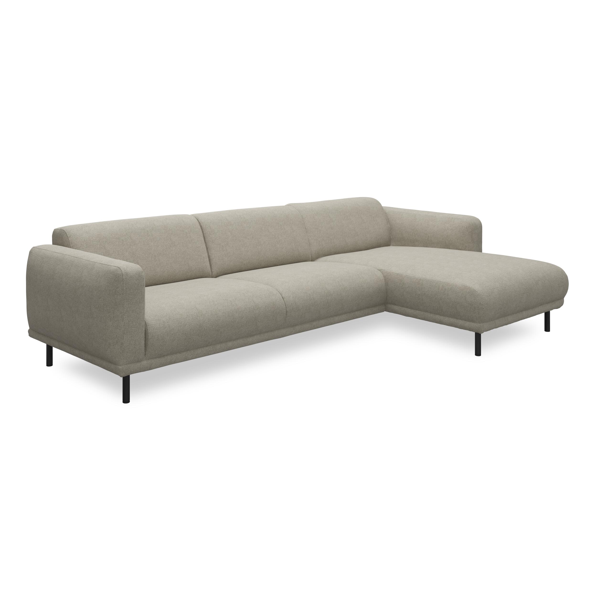 Parker højrevendt sofa med chaiselong 